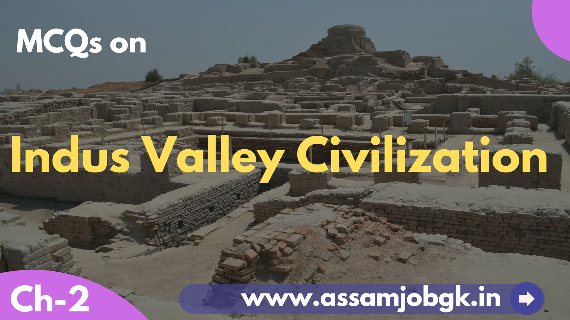 MCQ On Indus Valley Civilization - Grow GK