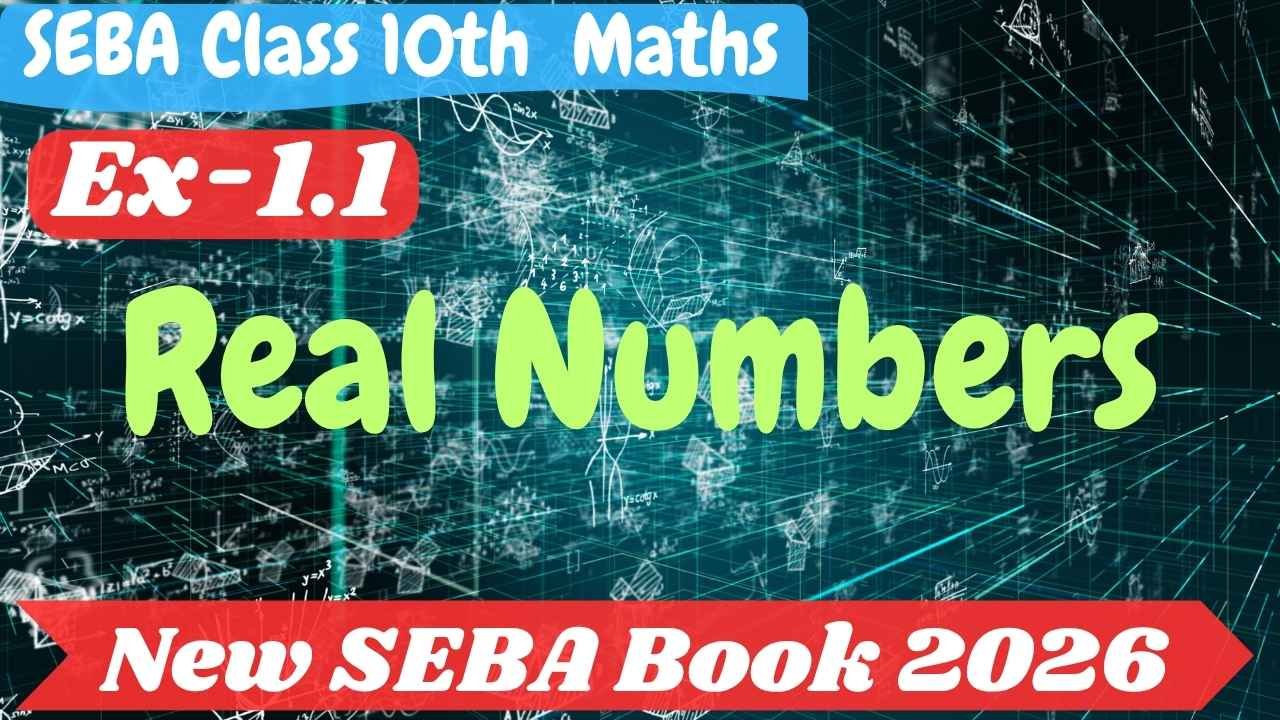 SEBA Class 10 Mathematics Chapter 1.1 Solutions